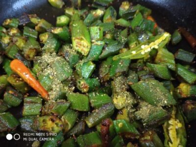 Simple Bhindi - Plattershare - Recipes, food stories and food lovers