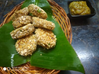 Barley Grains And Veggie Tikki - Plattershare - Recipes, food stories and food enthusiasts