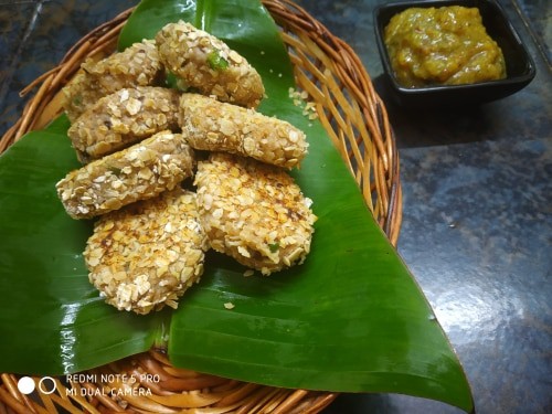 Arbi Tikki (colocasia) - Plattershare - Recipes, food stories and food lovers