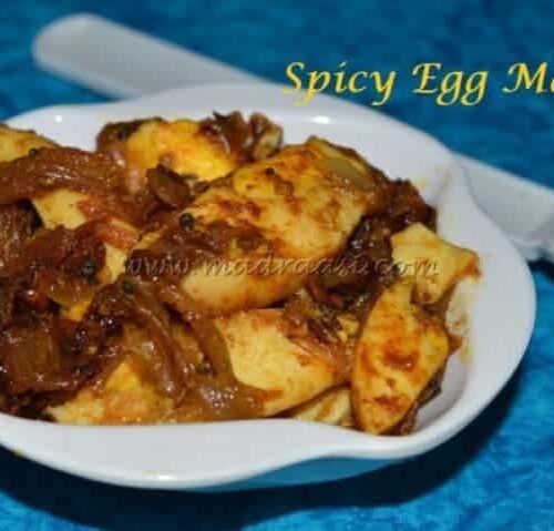 Spicy Egg Masala - Plattershare - Recipes, food stories and food enthusiasts