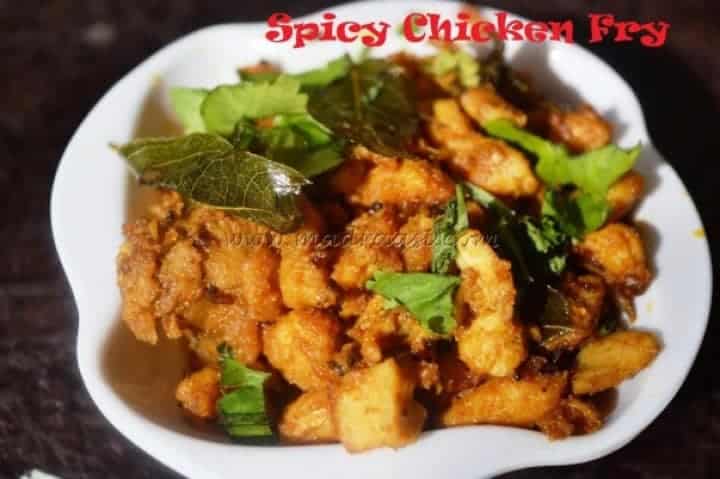 Spicy Chicken Fry - Plattershare - Recipes, food stories and food lovers