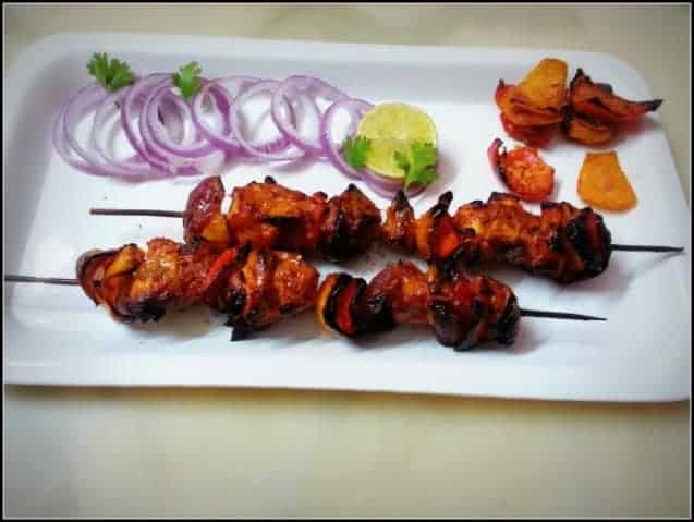 Chicken Shezwan Kebab - Plattershare - Recipes, food stories and food lovers