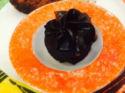 Dark Chocolate Orange Mini Cupcakes - Plattershare - Recipes, food stories and food lovers