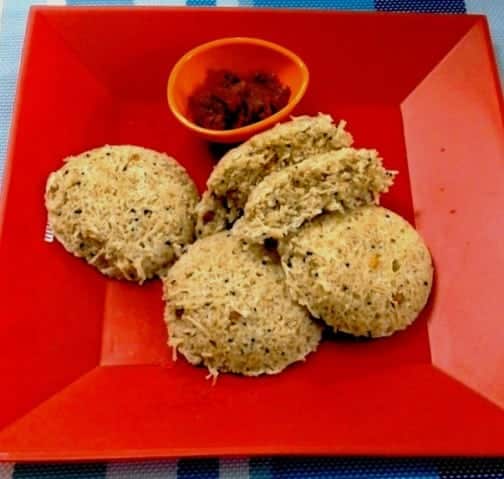 Wheat Rava And Vermicelli Idli - Plattershare - Recipes, food stories and food lovers