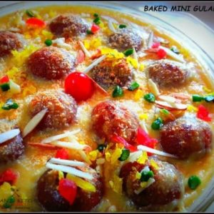 Baked Mini Gulab Jamun - Plattershare - Recipes, food stories and food lovers