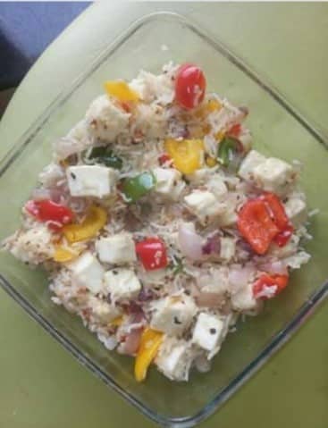Paneer Pepper Rice - Plattershare - Recipes, Food Stories And Food Enthusiasts