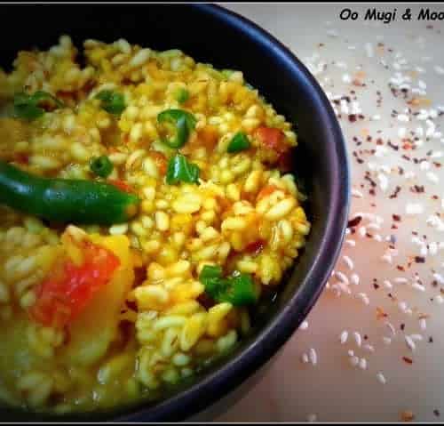 Oo Mugi & Moong Dal Khichdi - Plattershare - Recipes, food stories and food enthusiasts