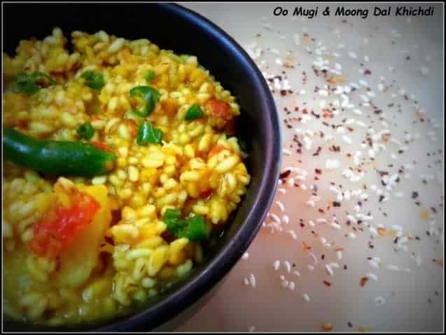 Oo Mugi & Moong Dal Khichdi - Plattershare - Recipes, food stories and food lovers