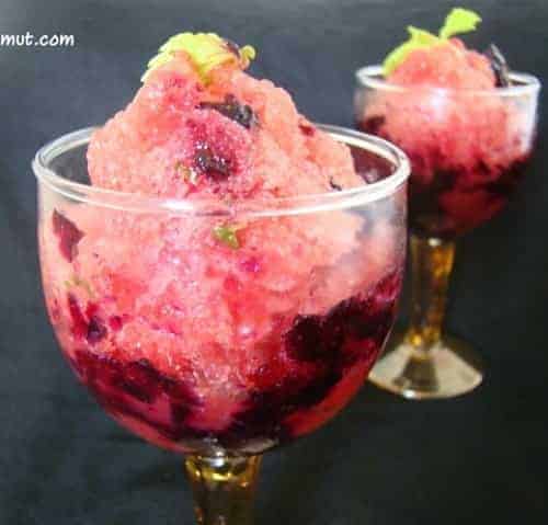 Watermelon And Mint Granita - Plattershare - Recipes, food stories and food enthusiasts