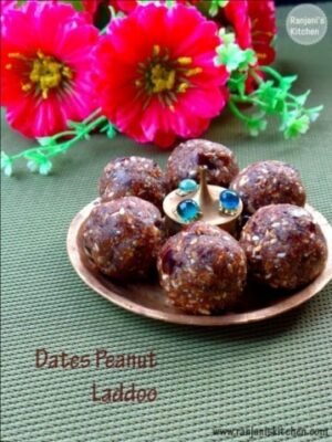 Dates Peanut Laddu - Plattershare - Recipes, food stories and food lovers