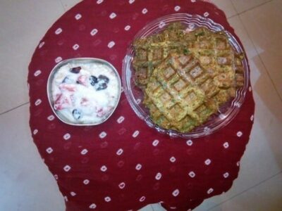 Nutri-Waffles With Fruity Yogurt - Plattershare - Recipes, food stories and food enthusiasts