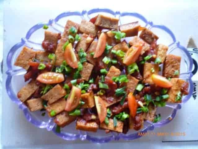 Fried Tofu In Tomato Sauce - Plattershare - Recipes, food stories and food lovers