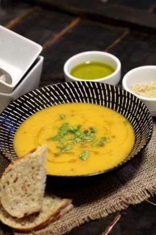 Moroccan Sweet Potato-Chickpeas Soup - Plattershare - Recipes, Food Stories And Food Enthusiasts