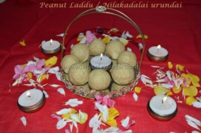 Peanut Laddu / Nilakadalai Urundai - Plattershare - Recipes, food stories and food lovers