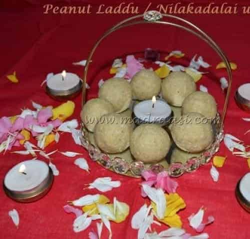 Peanut Laddu / Nilakadalai Urundai - Plattershare - Recipes, food stories and food enthusiasts