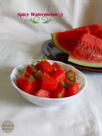 Spicy Watermelon - Plattershare - Recipes, food stories and food lovers