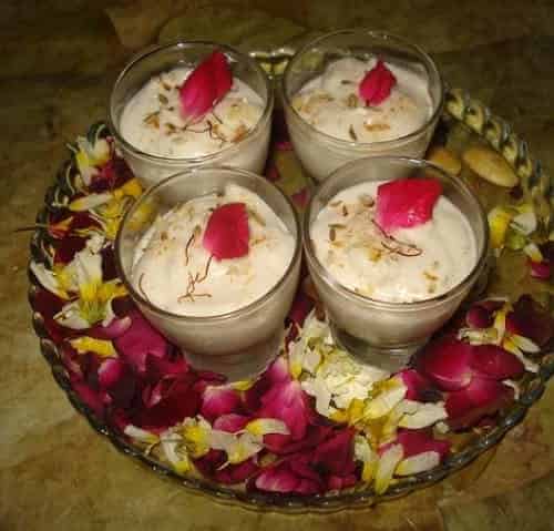 Paneer Thandai Mousse - Plattershare - Recipes, Food Stories And Food Enthusiasts