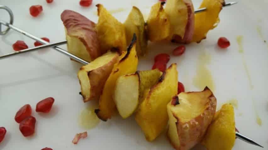 Grilled Fruit Skewers Recipe With Philips Air Fryer - Plattershare - Recipes, food stories and food lovers