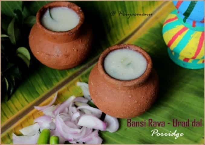 Bansi Rava Urad Dal Porridge - Plattershare - Recipes, food stories and food lovers
