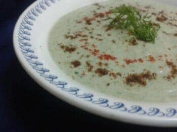 Bathua And Garlic Green Raita - Plattershare - Recipes, food stories and food lovers