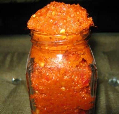 Red Hot Chili Dip/ Lal Mirch Ki Chutney - Plattershare - Recipes, food stories and food enthusiasts