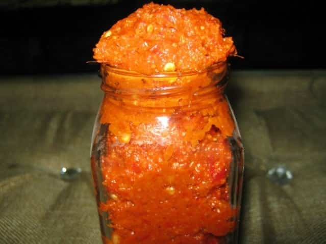 Red Hot Chili Dip/ Lal Mirch Ki Chutney - Plattershare - Recipes, food stories and food lovers