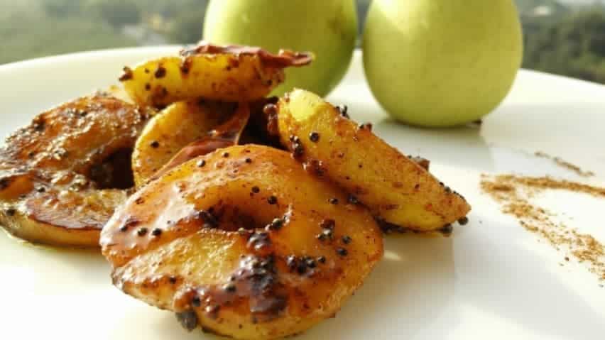 Khatta Mitha Apple Vegetable - Plattershare - Recipes, food stories and food lovers