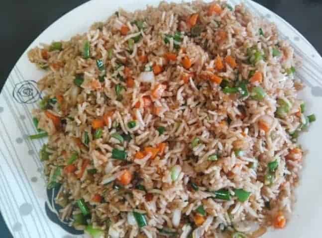 Veg Fried Rice ( Restaurant Style) - Plattershare - Recipes, food stories and food lovers