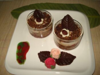 No Bake Healthy Paneer -Choco Pudding - Plattershare - Recipes, food stories and food lovers