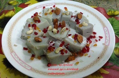 Muttai Vatlappam - Egg Coconut Milk Pudding - Plattershare - Recipes, food stories and food lovers