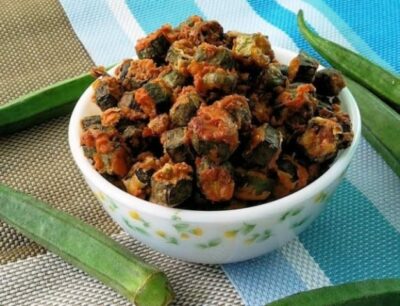Okra Ginger Fry - Plattershare - Recipes, food stories and food lovers