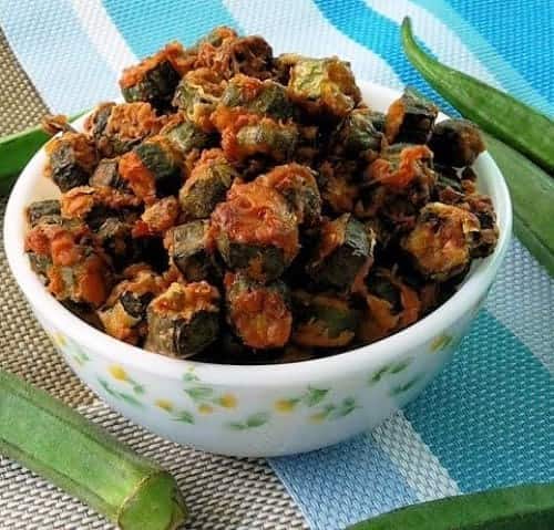Okra Ginger Fry - Plattershare - Recipes, Food Stories And Food Enthusiasts