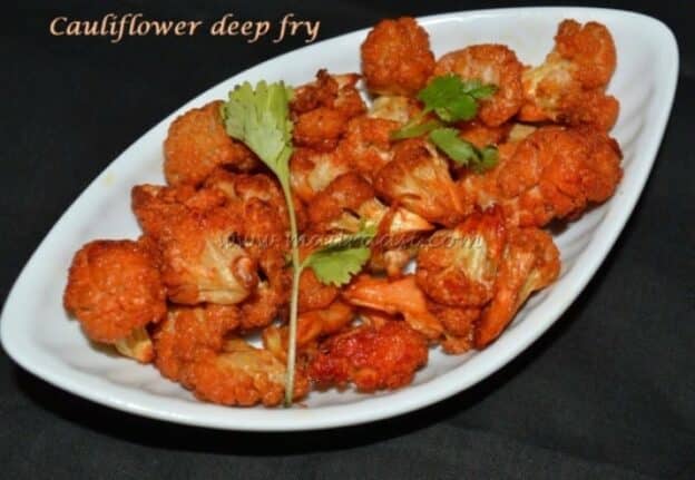 Cauliflower Fry - Plattershare - Recipes, Food Stories And Food Enthusiasts