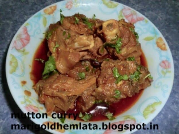 Spicy Mutton Curry Recipe - Plattershare - Recipes, Food Stories And Food Enthusiasts