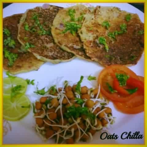 Oats Chilla - Plattershare - Recipes, food stories and food lovers