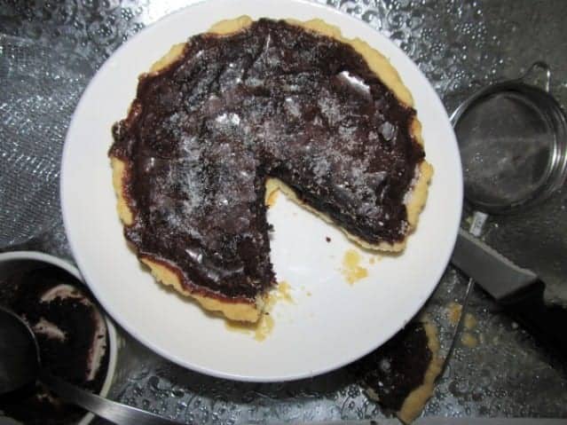 Dark Chocolate Fudge Pie - Plattershare - Recipes, food stories and food lovers