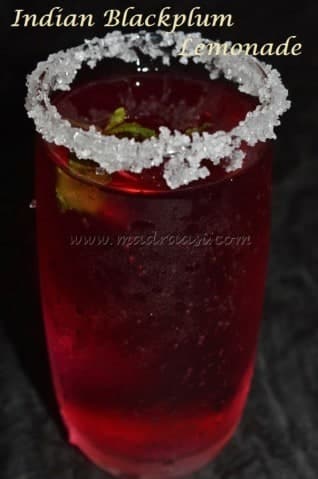 Naaval Palam Juice / Indian Blackplum Lemonade - Plattershare - Recipes, food stories and food lovers