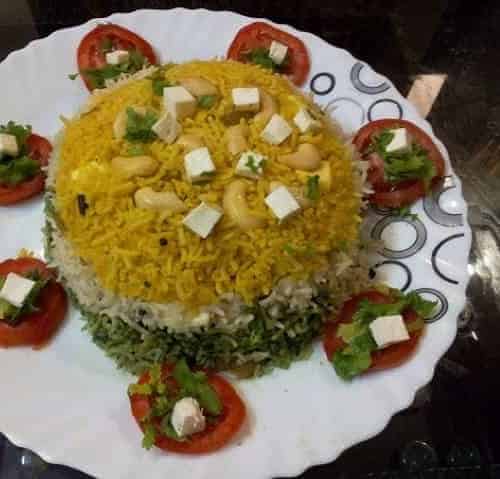 Tri Color Pulao With Nuts And Paneer - Plattershare - Recipes, Food Stories And Food Enthusiasts
