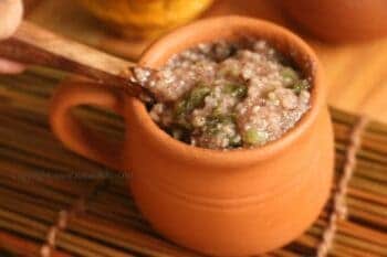 Black Rice, Barley & Flax Seeds Congee Soup - Plattershare - Recipes, food stories and food lovers