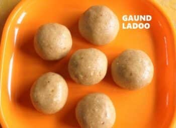 Gond Laddu (With Wheat Flour And Edible Gum) Winter Sweet - Plattershare - Recipes, food stories and food lovers