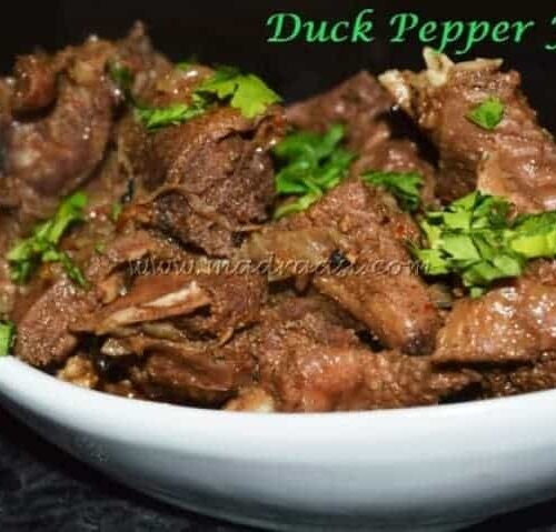 Duck Pepper Fry - Plattershare - Recipes, food stories and food enthusiasts