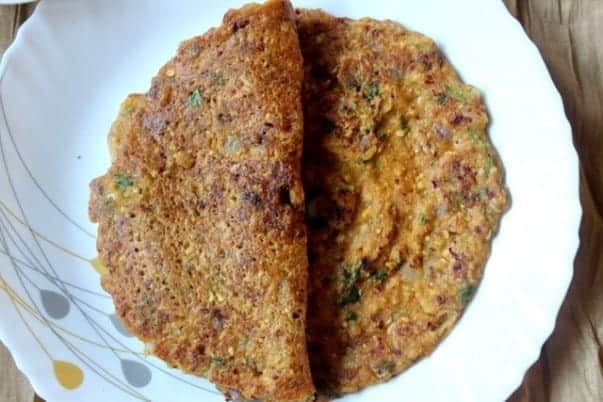 Oats Adai Or Oats And Lentils Pancake - Plattershare - Recipes, food stories and food enthusiasts