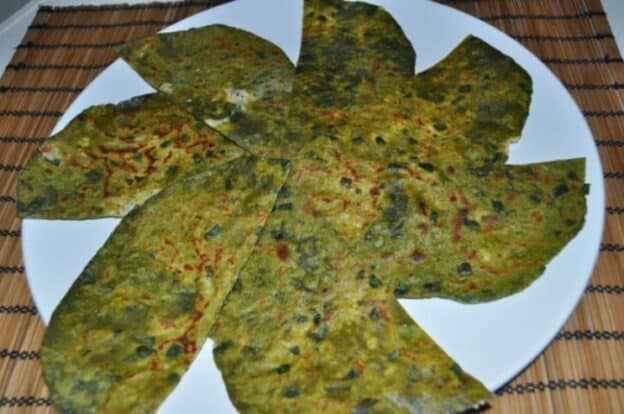Aloo Palak Paratha - Plattershare - Recipes, Food Stories And Food Enthusiasts