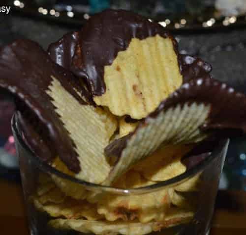Chocolate Potato Chips - Plattershare - Recipes, food stories and food enthusiasts