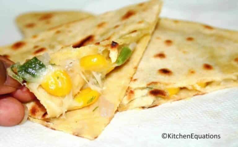 Corn And Cheese Quesadilla - Plattershare - Recipes, food stories and food lovers