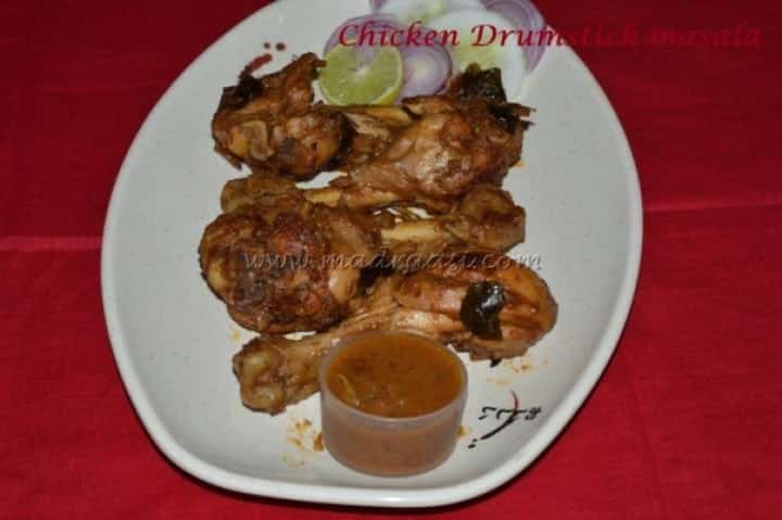 Crispy South Indian Chicken Drumstick Fry with Rich Gravy - Plattershare - Recipes, food stories and food lovers Crispy South Indian Chicken Drumstick Fry with Rich Gravy - Plattershare - Recipes, food stories and food lovers