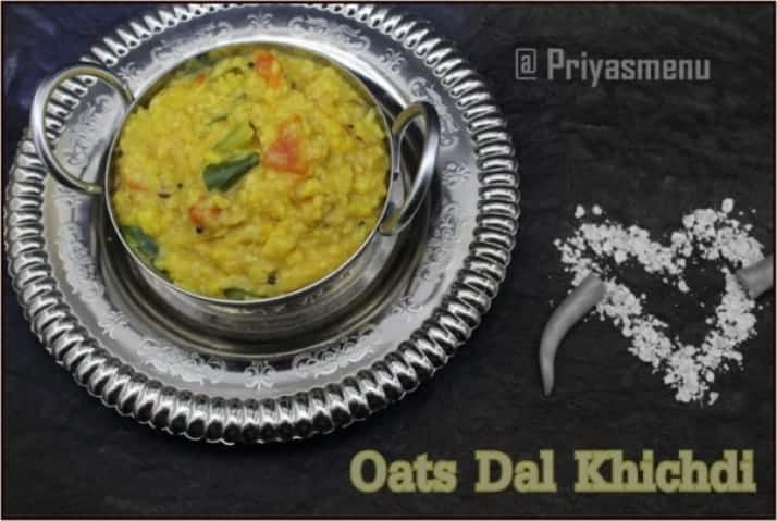 Oats - Dal Khichdi - Plattershare - Recipes, food stories and food lovers