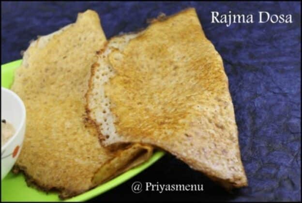 Rajma Dosa - Plattershare - Recipes, Food Stories And Food Enthusiasts