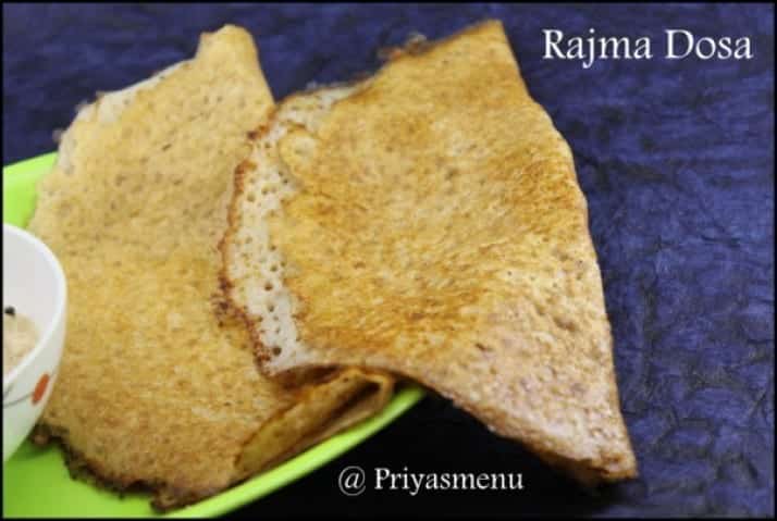 Rajma Dosa - Plattershare - Recipes, food stories and food lovers