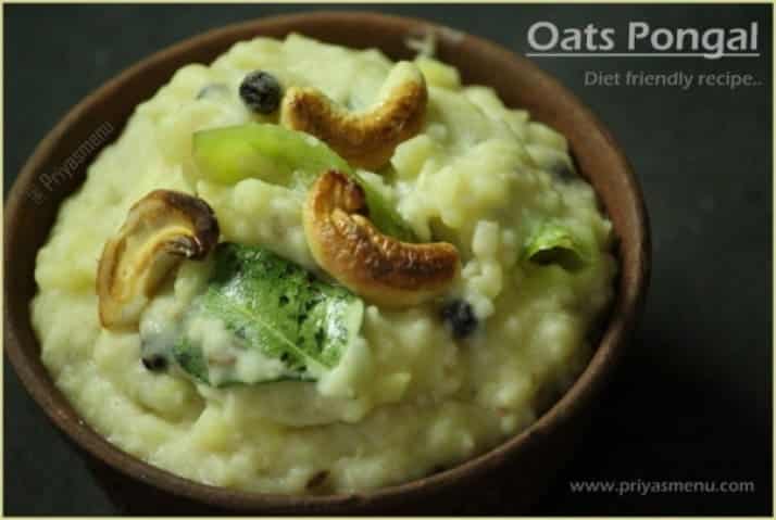Oats Pongal - Plattershare - Recipes, food stories and food lovers